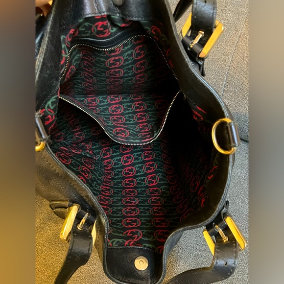 Authentic GUCCI Large Britt Tote 🖤 - Picture 2 of 6